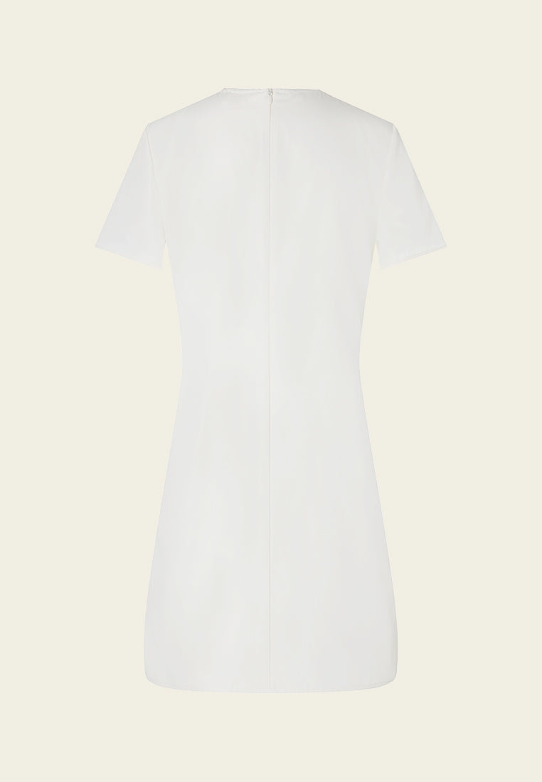 Engrave-effect Jacquard Midi Dress