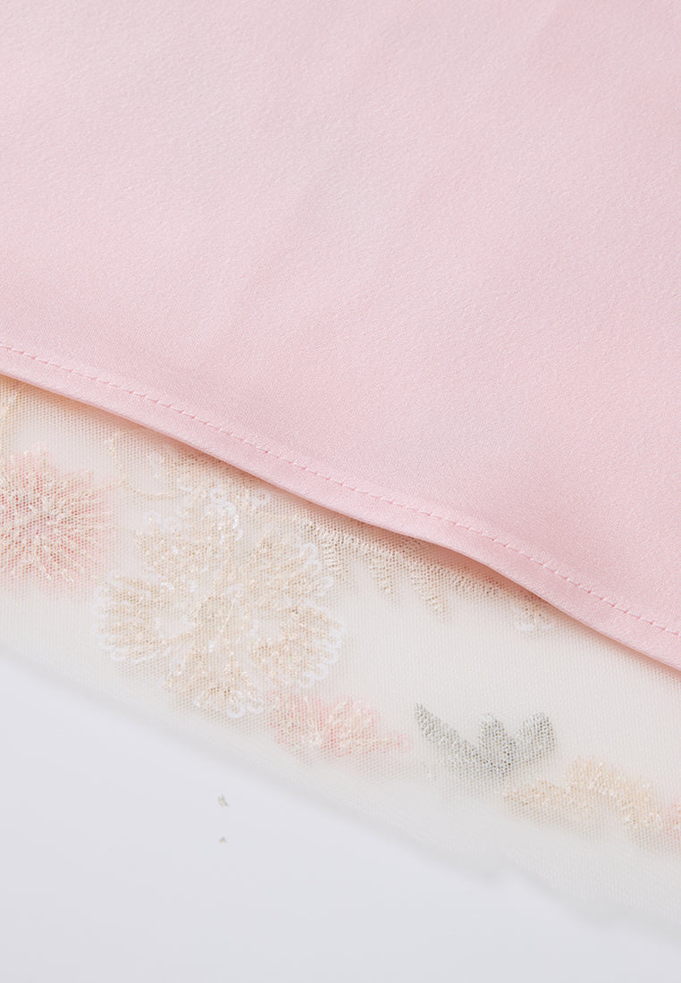 Floral-detail Embellished Maxi Dress